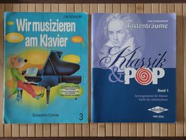 Klavierschule, 2 Stk., Wir musizieren am Klavier, Top! (50)