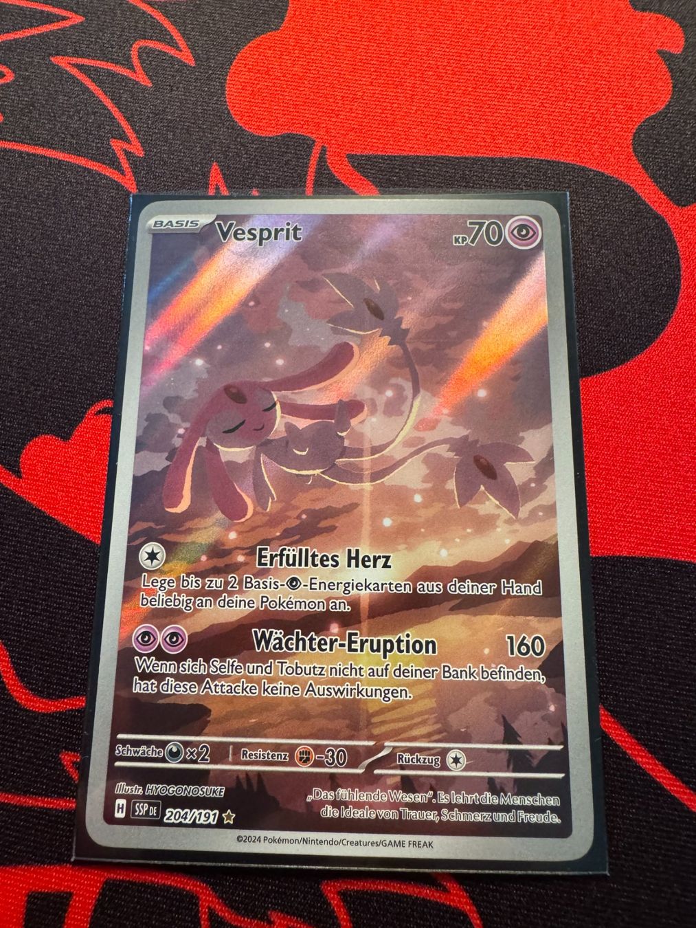 Pokémon Carte collezionabili: Vesprit (SSP 204) - Stürmische Funken – Nuovo (secondo la descrizione) da Bülach venduto da Pfrenzel