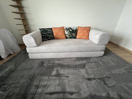 Conforama EXTRA Teppich Grau 200 × 300 cm  nie gebraucht