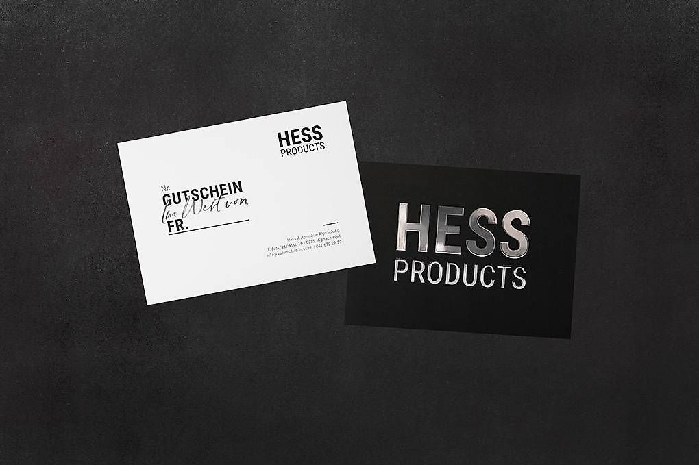 Buoni: Gutschein HESS Products – Usato da Alpnach-Dorf venduto da Hess-Automobile