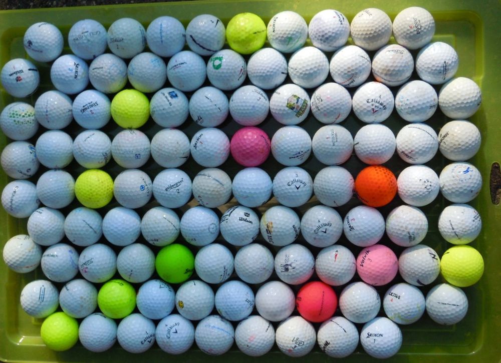 100 Golfbälle für die eigene DrivingRange im Garten! Kaufen auf