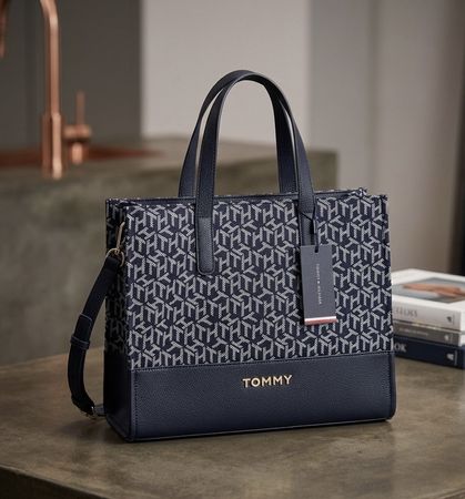 TOMMY DAMEN-HANDTASCHE — NEU