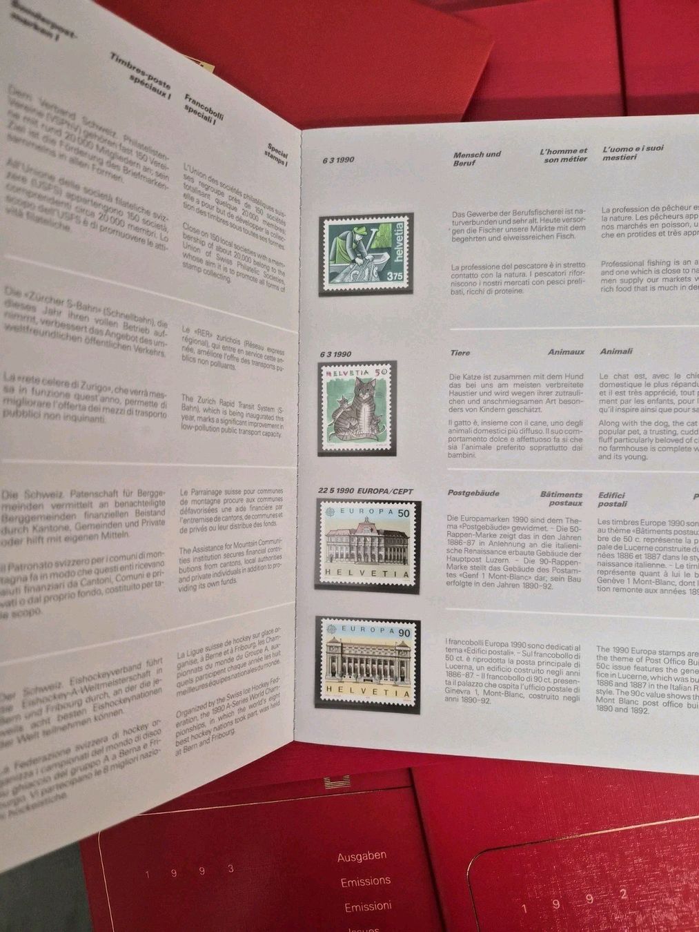 Tous les timbres: PTT-Jahrbücher 1980 - 1993 – Neuf (Voir description) à Frauenfeld par Interessent1 2