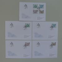 2016, Nr.1611-1615 FDC-Briefe Weihnachten, sehr sauber.