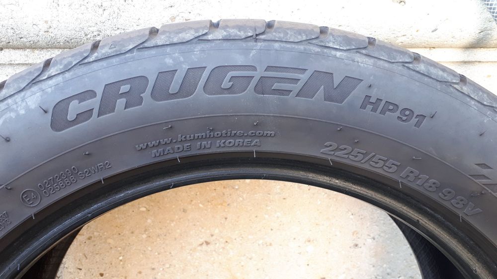 4 pneus été SUV Kumho Crugen HP91 225/55/18 98 V TBE | Kaufen auf Ricardo