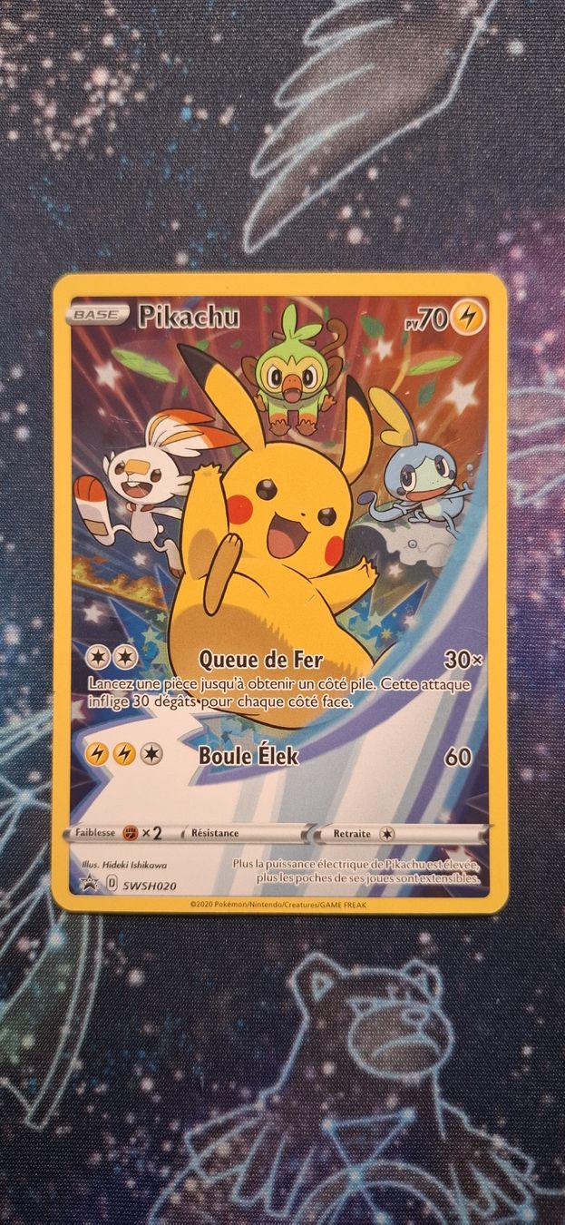 Pokémon Carte collezionabili: Pikachu Promo SWSH 020 FR – Usato da Petit-Lancy venduto da Kara_TCG 1