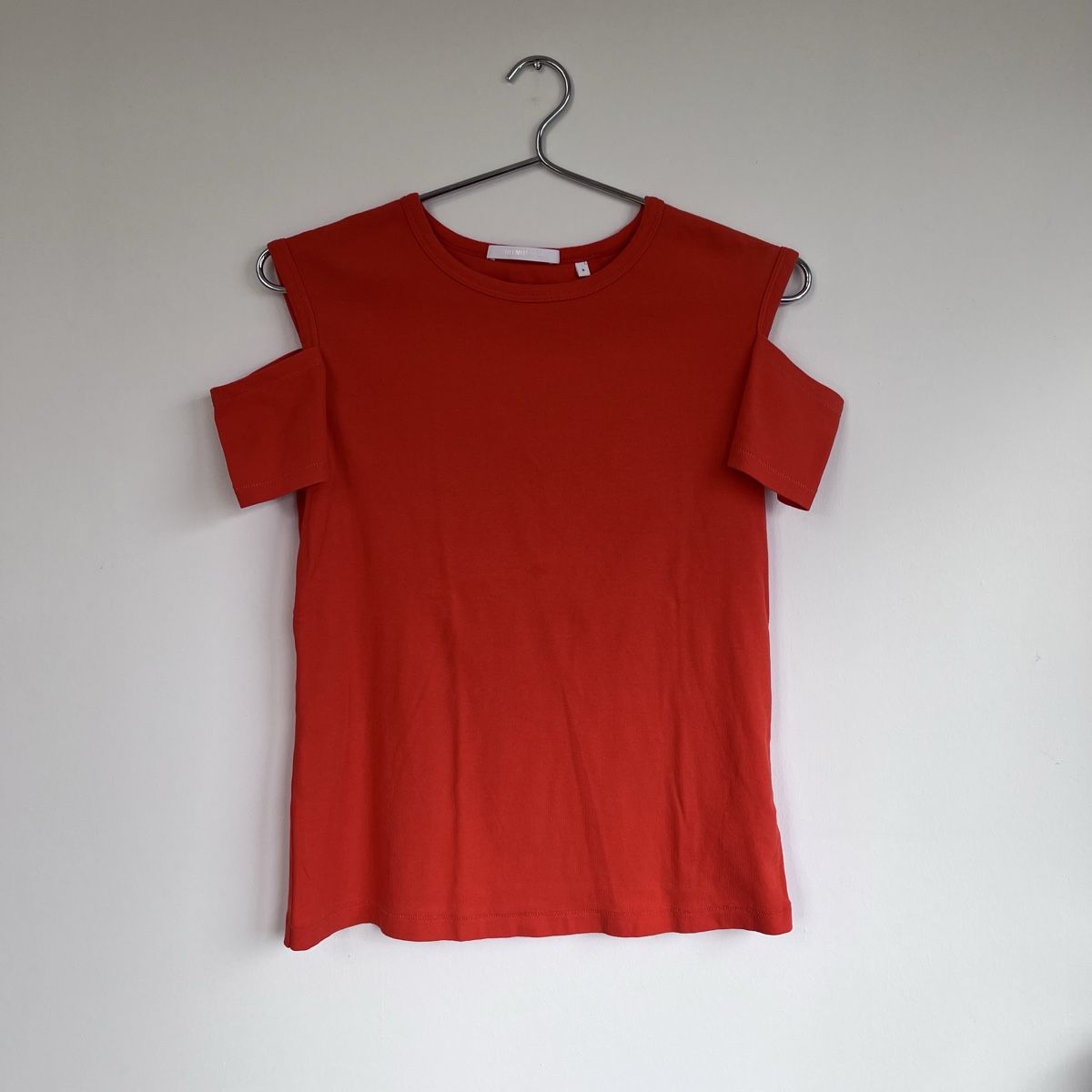 Helmut Lang Top: Helmut Lang Orange Cold Shoulder Top, Grösse S – Nuovo (secondo la descrizione) da Baar venduto da 4sale-tina