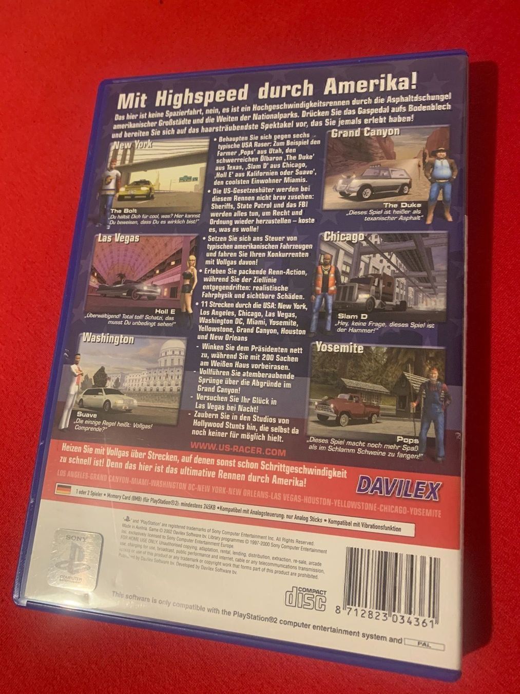 Giochi: USA Raser PS2 Game – Usato da Schaffhausen venduto da raphael_95 1