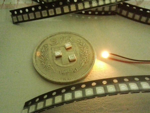 Componenti elettronici: LED SMD 3528, gelb/Amber, 20Stk – Nuovo (secondo la descrizione) da Luzern venduto da Salefactory 1