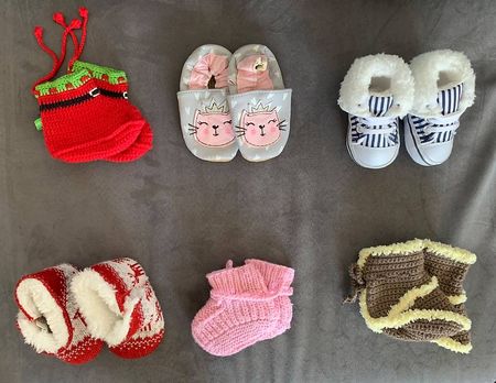 Baby-Finkli / Baby-Schuhe diverse Farben - Preis pro Paar