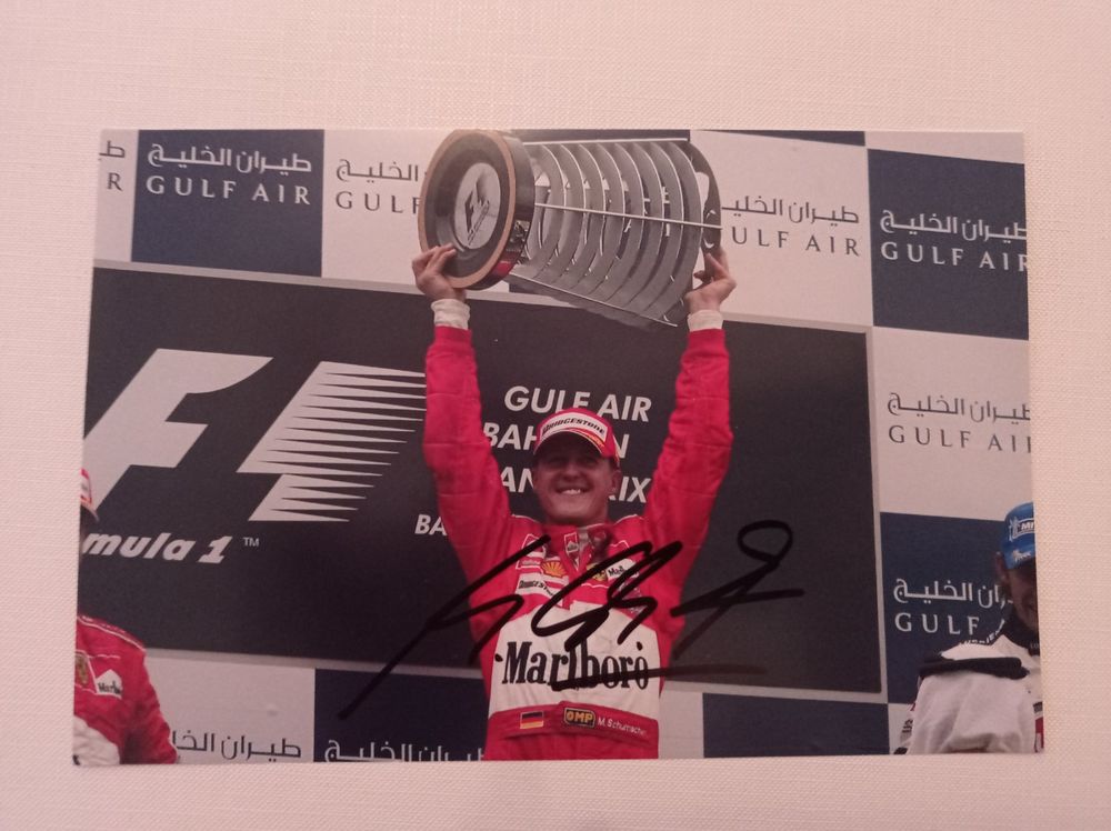 Michael Schumacher original Autogramm 13*18cm (Gebraucht) in Menziken ...