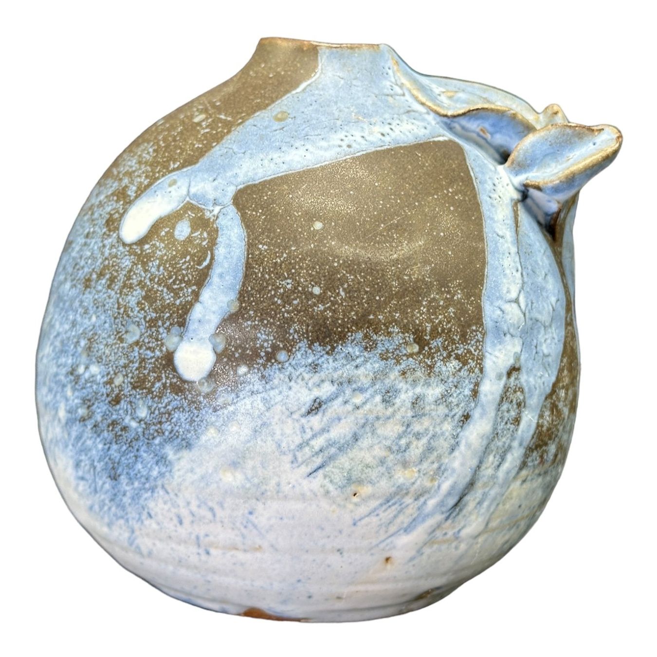 Vasen & Gefässe: Vase en grés d'art émaillé motif végétal – Gebraucht aus Morges von vintix 1