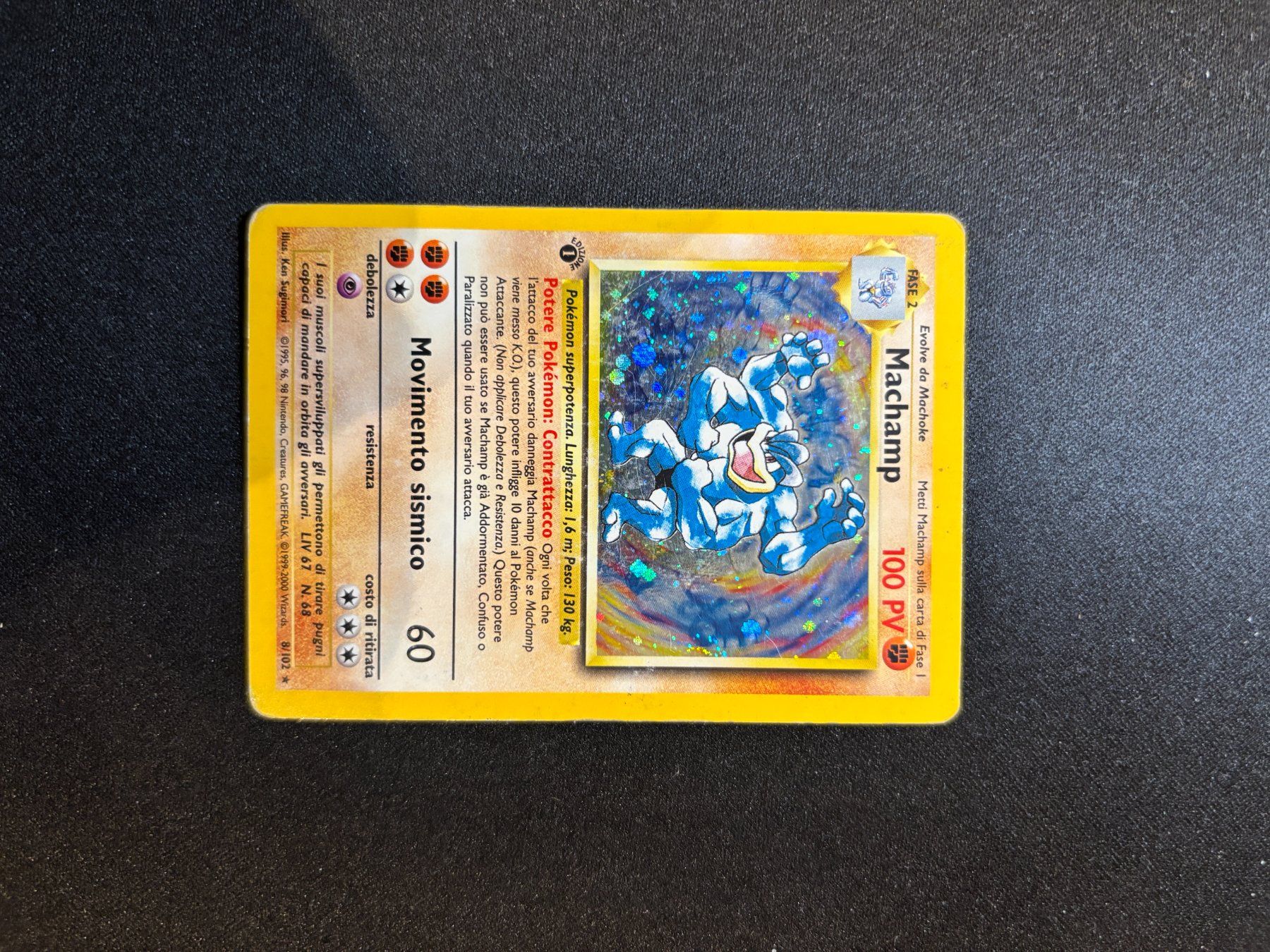 Pokémon Carte collezionabili: Pokémon - Machamp - (8/102) – Usato da Ambrì venduto da Luk_wnr7