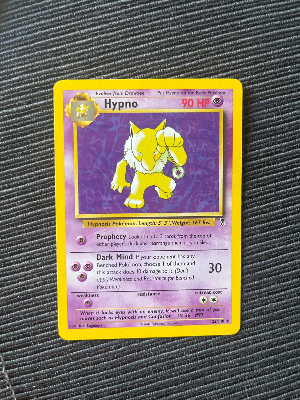 Pokémon Sammelbilder & Trading cards: Pokemon Hypno Non Holo Legendary Collection excellent – Gebraucht aus Wabern von Collectfun