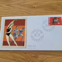FDC mit Seidenbild 1974 Bern