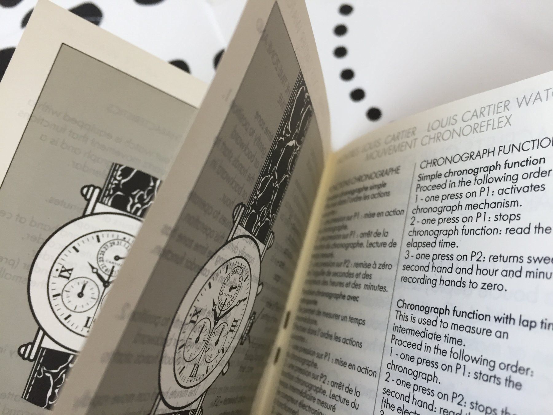 Documenti: CARTIER ORIGINAL - OPERATING INSTRUCTIONS - LOUIS CARTIER ! – Nuovo (secondo la descrizione) da Epalinges venduto da dream-watch 6