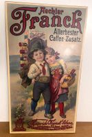 Altes Werbeplakat Franck Kaffee Zusatz Heinrich Franck Söhne