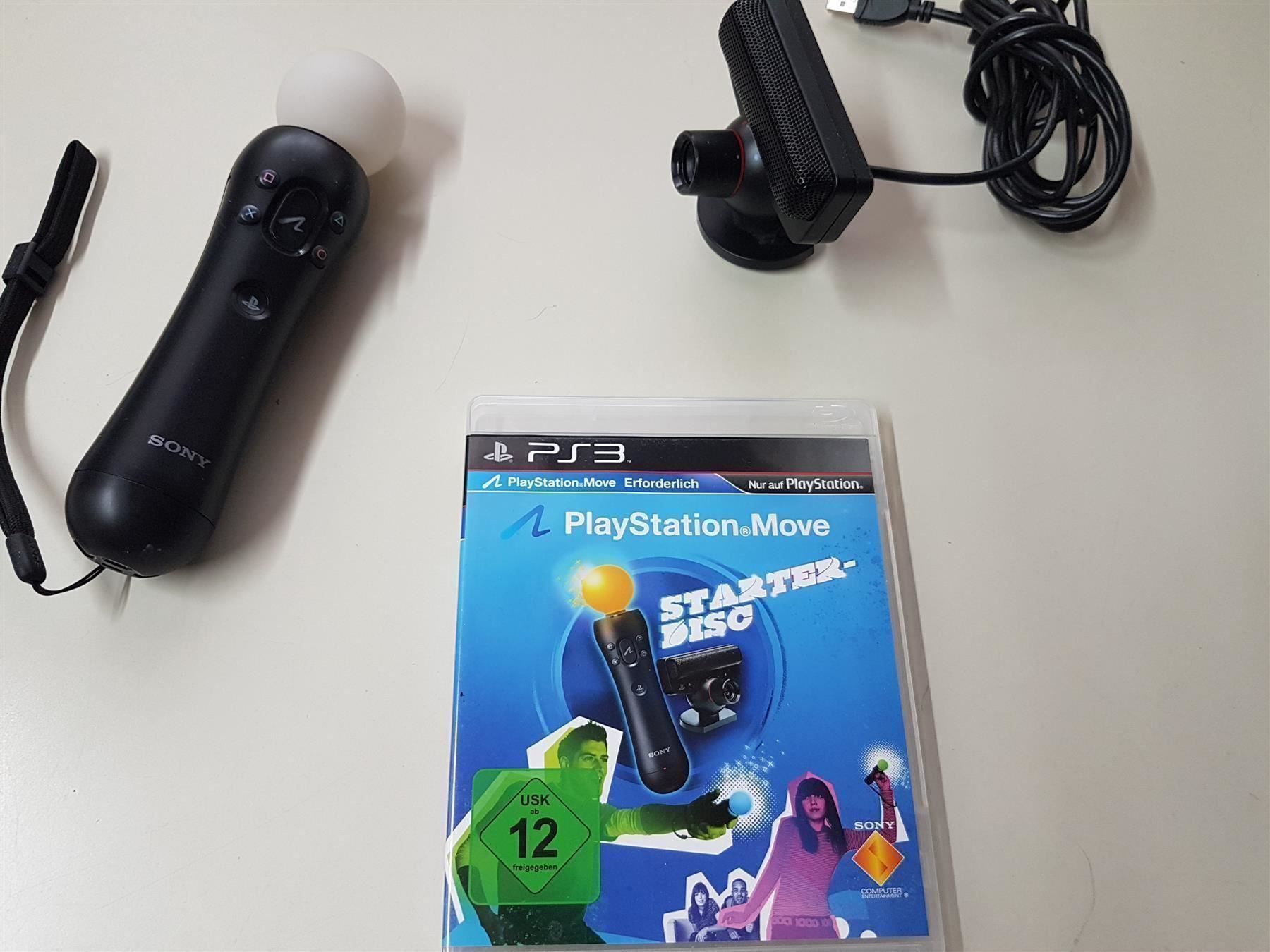 Sony Controller: Sony PS3 Move-Starter Pack, Kamera, Controller, Starter Disc – Usato da Schüpfheim venduto da Games_Spielkonsolen 1