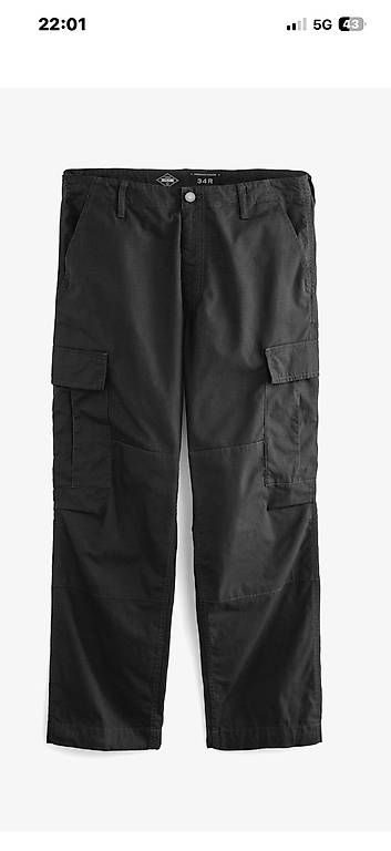 Pantaloni: Ripstop Cargohose Schwarz – Nuovo (secondo la descrizione) da Wettingen venduto da Bearthli