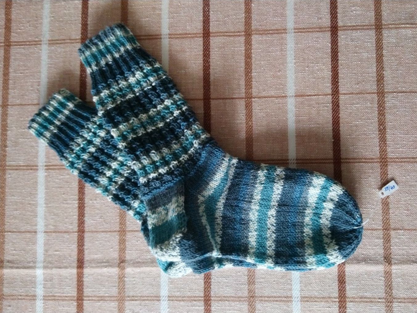 Calze: Socken gestrickt, Grösse 39/40 – Nuovo (secondo la descrizione) da Jonen venduto da h-blxgirl79