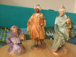 Montafoner Krippenfiguren, 3 Könige, Egon Pfefferkorn