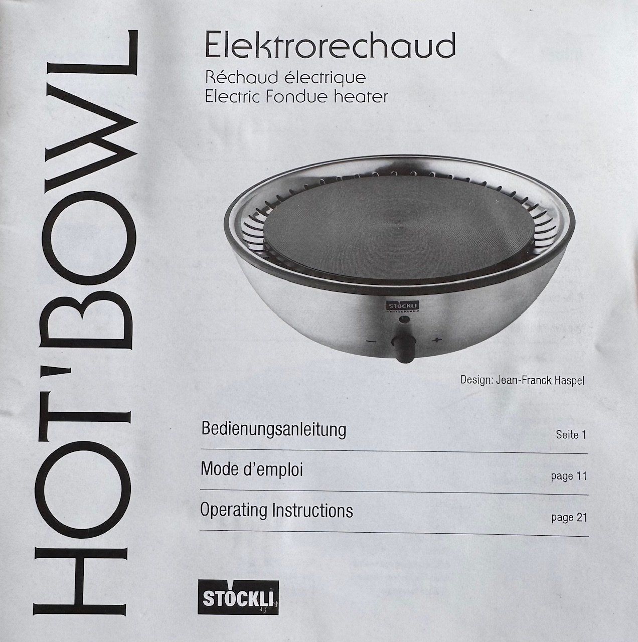 Stöckli Küchengeräte: Elektrorechaud Stöckli – Gebraucht aus Höri von Alfar 6
