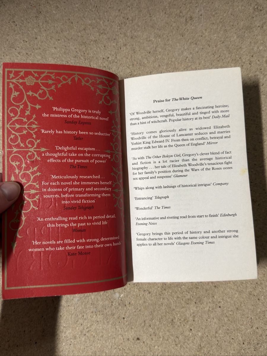Libri: Philippa Gregory - The Red Queen - English – Usato da Winterthur venduto da m.ro. 2