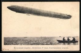 Bodensee, Zeppelin I über Bodensee mit 