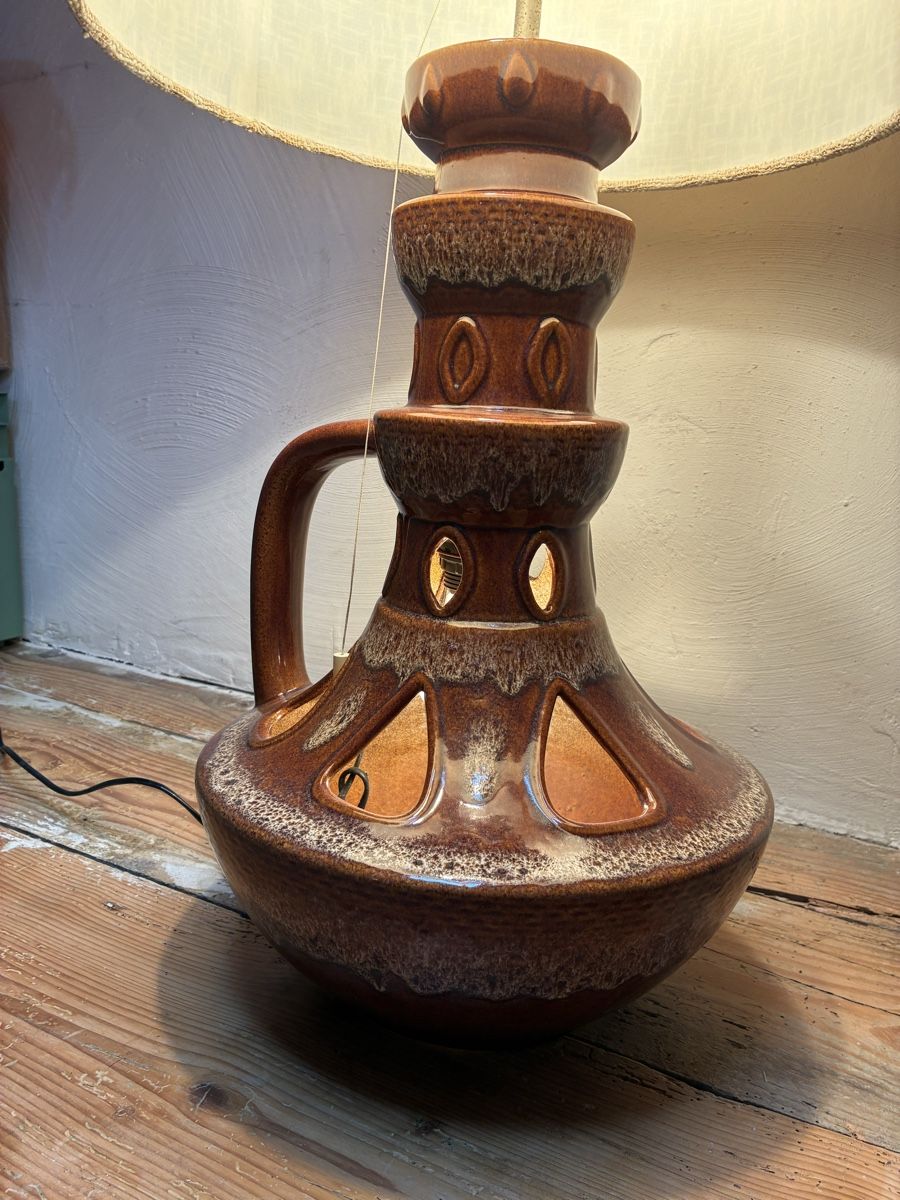 Lampade: Grosse Keramik Lampe 70er Jahre – Usato da schönenwerd venduto da quartier9 3