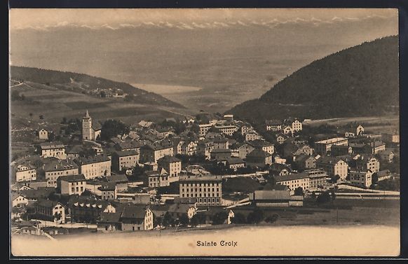 Cartoline postali: Sainte Croix, Teilansicht und Blick ins  – Usato da Berlin venduto da bartko-reher