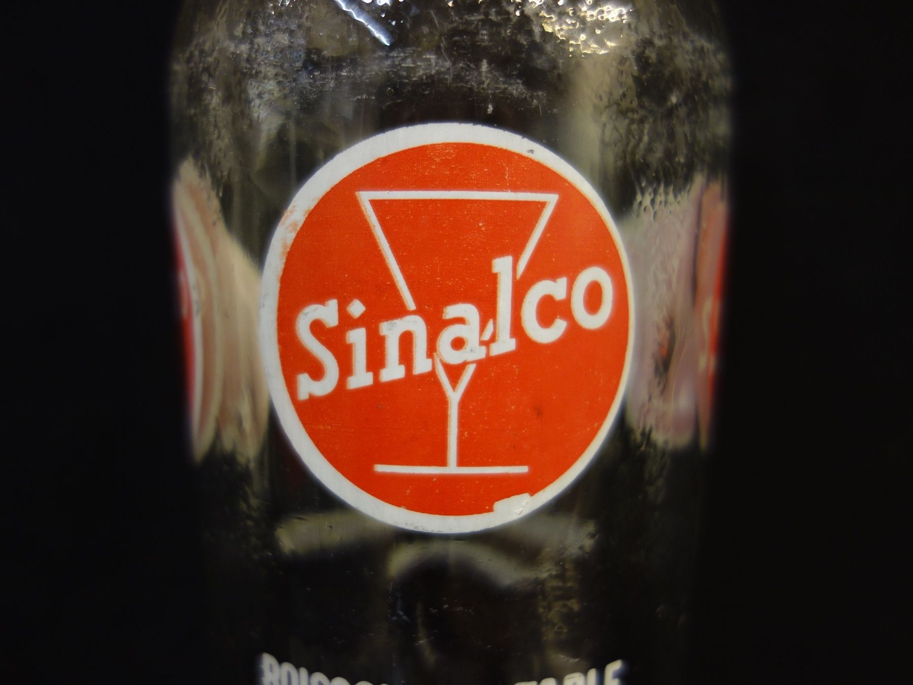Sinalco Bicchieri, Caraffe & Bottiglie: alte Flasche SINALCO 1958 BÜLACH – Usato da Kerzers venduto da Flaschenposten 2
