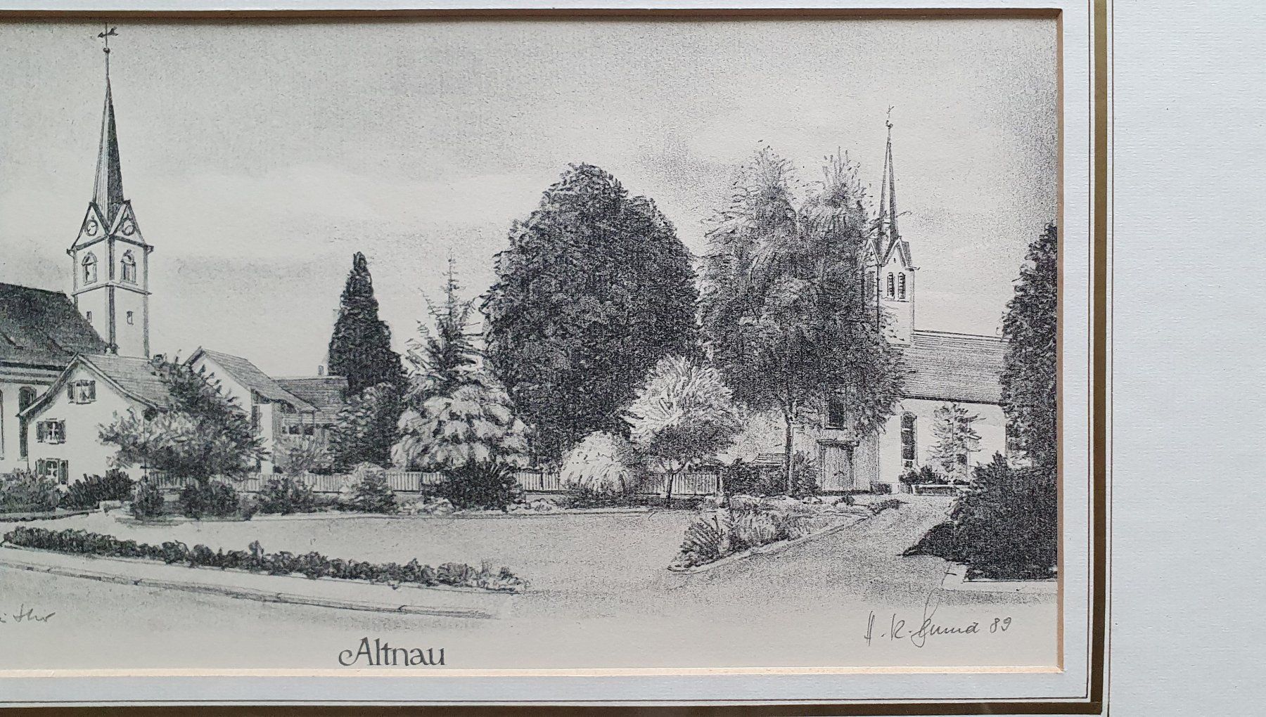 Grafica & Litografie: Bild - Altnau,  Lithographie – Usato da Kreuzlingen venduto da Rschweiz1 2