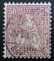 Schweiz Kat. 43 gest. 1867 Kat. 100 Fr.