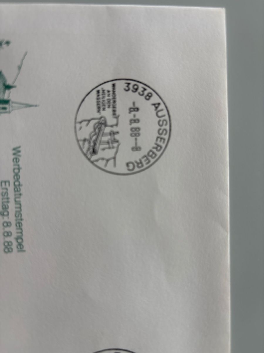 Alle Briefmarken: Couvert Ersttagsausgabe 8.8.88-8 – Neu und originalverpackt aus Unterengstringen von hab_dyp5 1