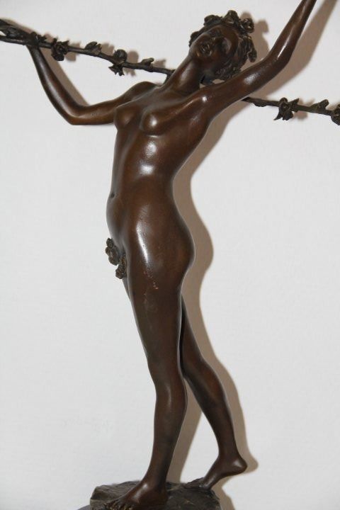 Sculture & Statue: Sculpture en bronze sur socle marbre . – Usato da Praz (Vully) venduto da pikuluka1 1