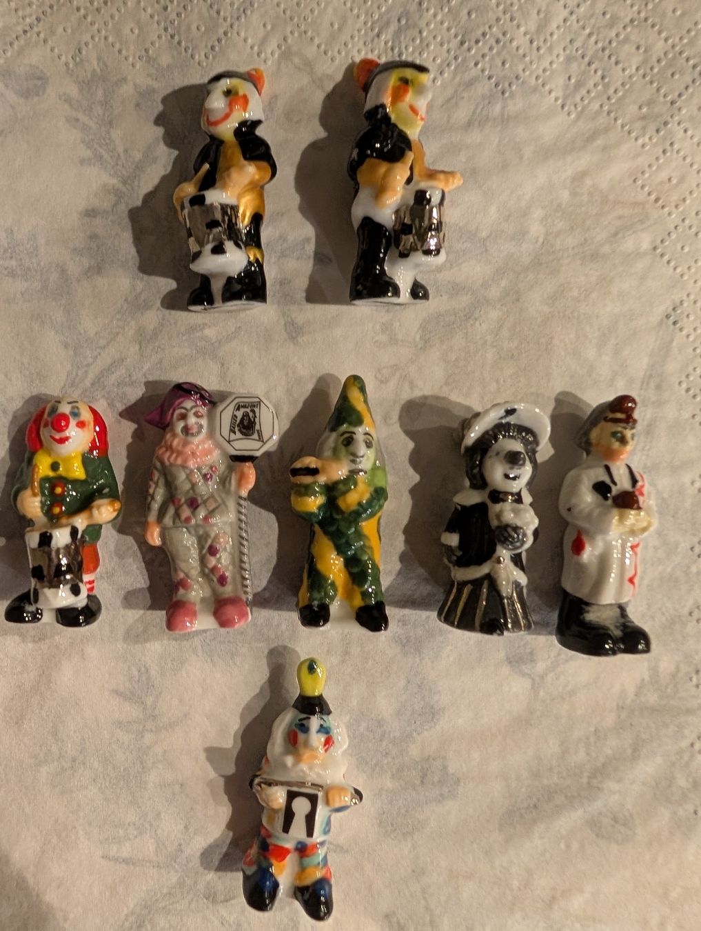 Figuren: Kübler Faasnachts Ton-Figuren 8Stk – Neu (gemäss Beschreibung) aus Basel von rubah 1