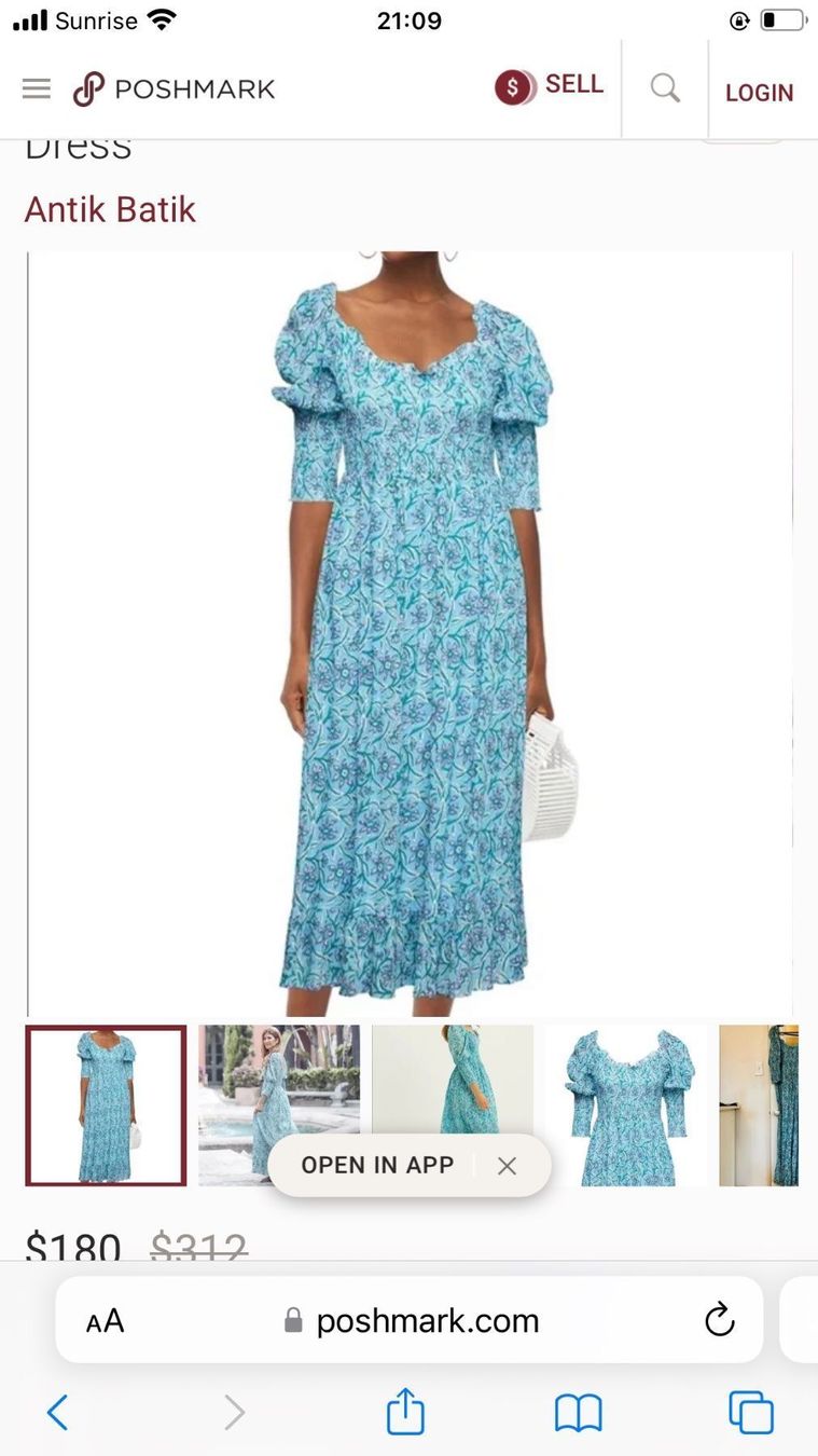Antik Batik Vestiti: Wunderschönes Kleid Antik Batik 36 – Nuovo e nell'imballaggio originale da Zürich venduto da panka01 1