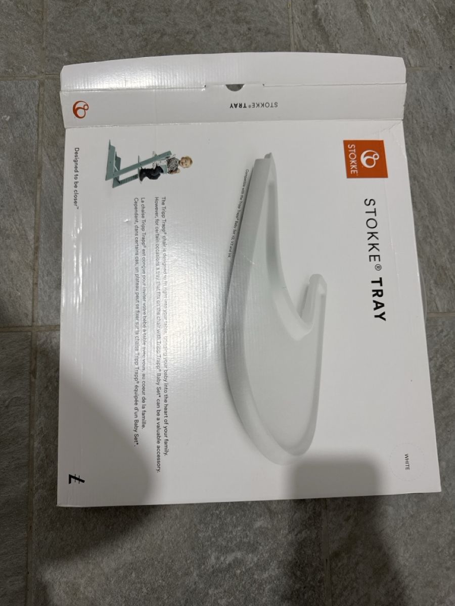 Stokke Seggioloni: STOKKE TRAY weiss – Usato da Menziken venduto da pau_q8jr