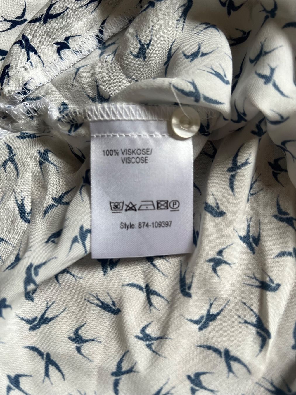 Camicette: Bluse, Kate Storm, Grösse 42, weiss blau – Nuovo (secondo la descrizione) da Küsnacht ZH venduto da Gila1983 3