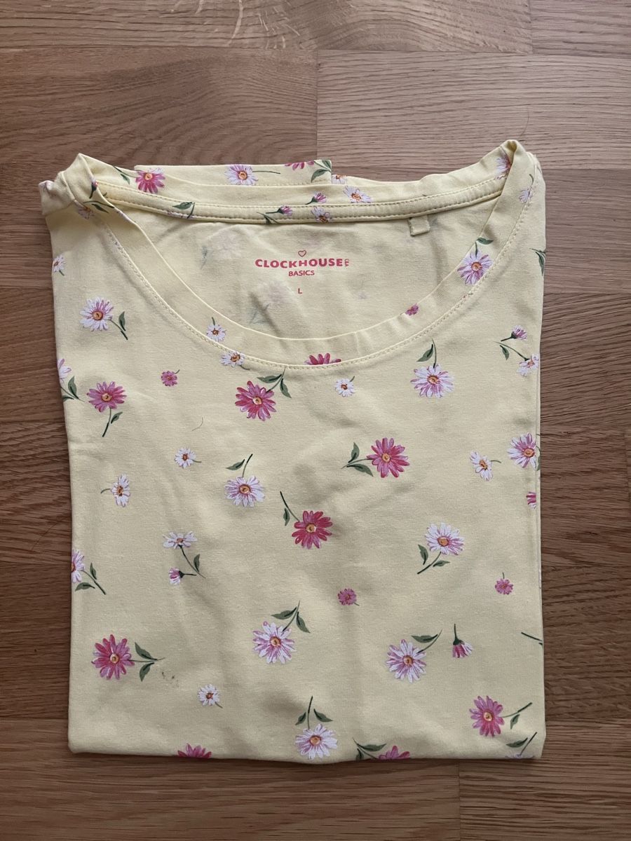 C&A Camicette, T-shirt & Top: geblümtes T-Shirt – Nuovo (secondo la descrizione) da Glis venduto da jos_hj8q