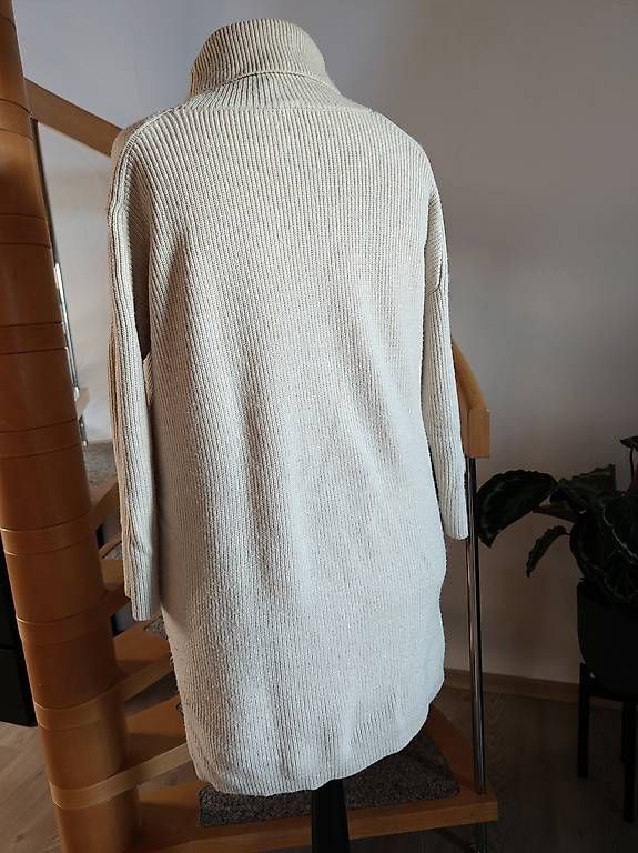 Maglioni & Felpe: MANOR Strickkleid XL 44 46 Beige Oversize Pullover – Usato da Einsiedeln venduto da nat_5tfl 1