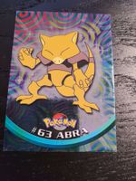Pokemon Topps TV Animation Serie Abra #63 Holo/Foil
