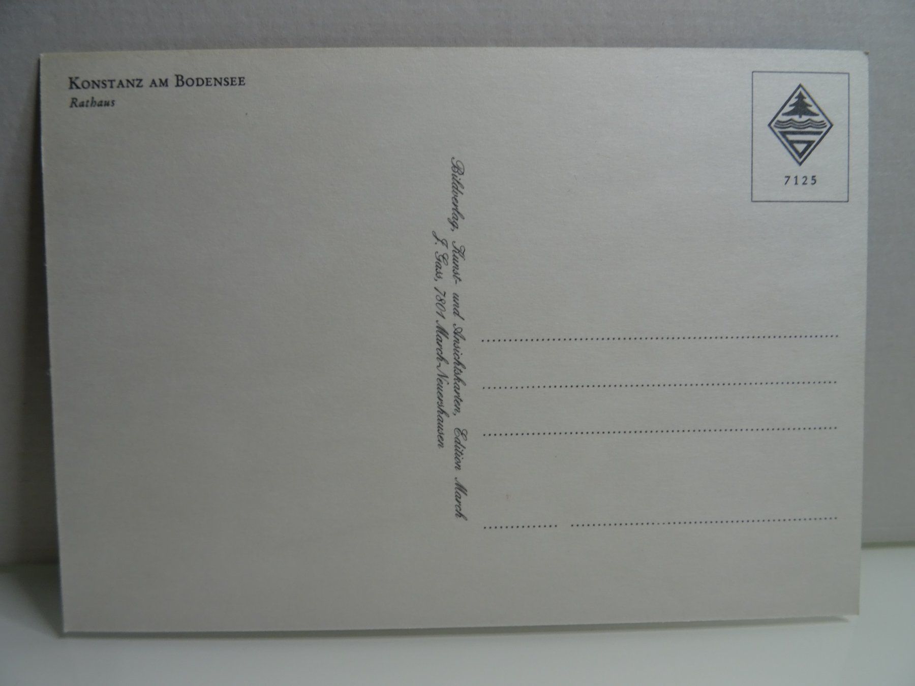 Cartoline postali: Alte Ansichtskarte Konstanz am Bodensee Rathaus – Nuovo (secondo la descrizione) da Teufen AR venduto da Brandan2171 1