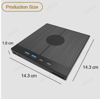 Systèmes audio & multimédias: Multifunktion Typ C externe CD DVD RW Player Brenner Reader – Neuf avec emballage d'origine à Genève par Top-Trend 3