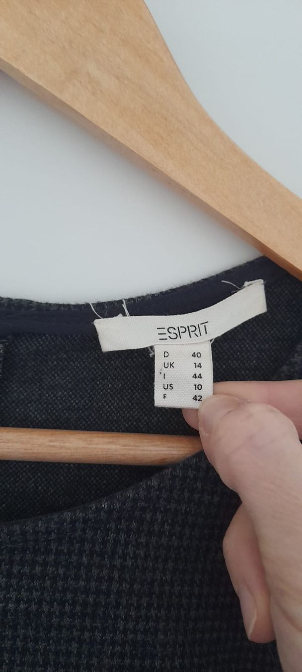 Esprit Vestiti: Etuikleid dunkelgrau Esprit – Usato da Ebikon venduto da dietiker-s 2