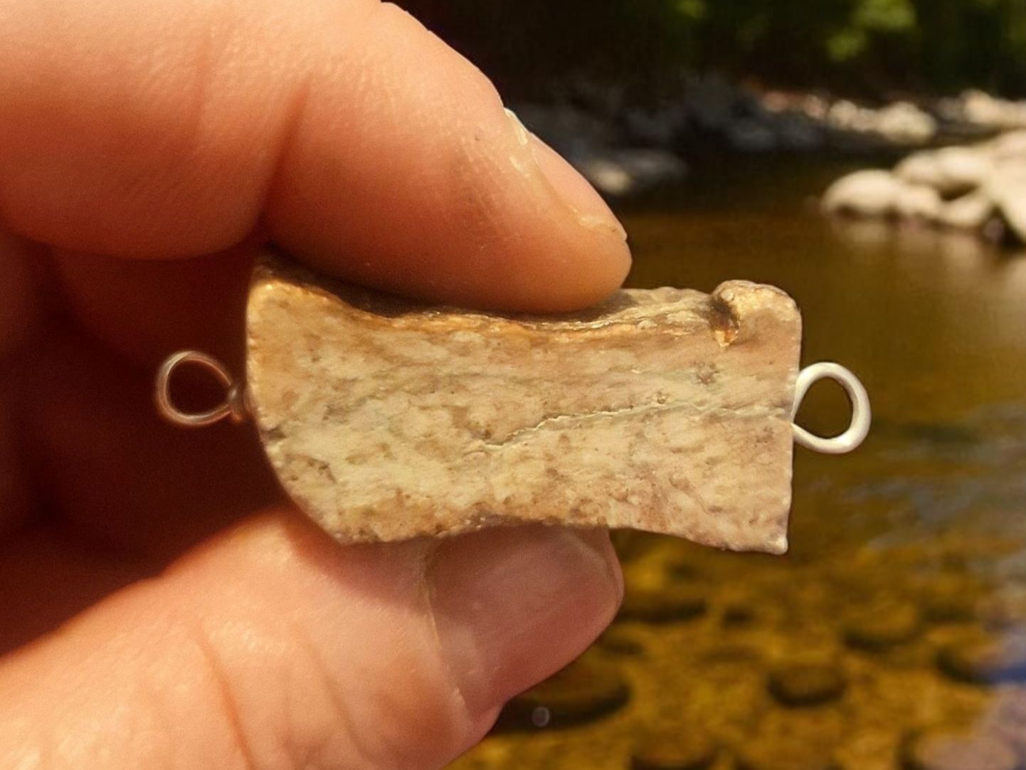 Ciondoli: Anhänger Schweizer rosa Alabaster – Nuovo e nell'imballaggio originale da Aarau venduto da Schmuckhoehle_MD 1