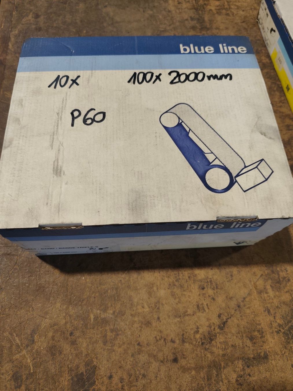Tutti gli attrezzi: 20x Schleifband blue line P60; 100x2000mm – Usato da Arbon venduto da millpoint