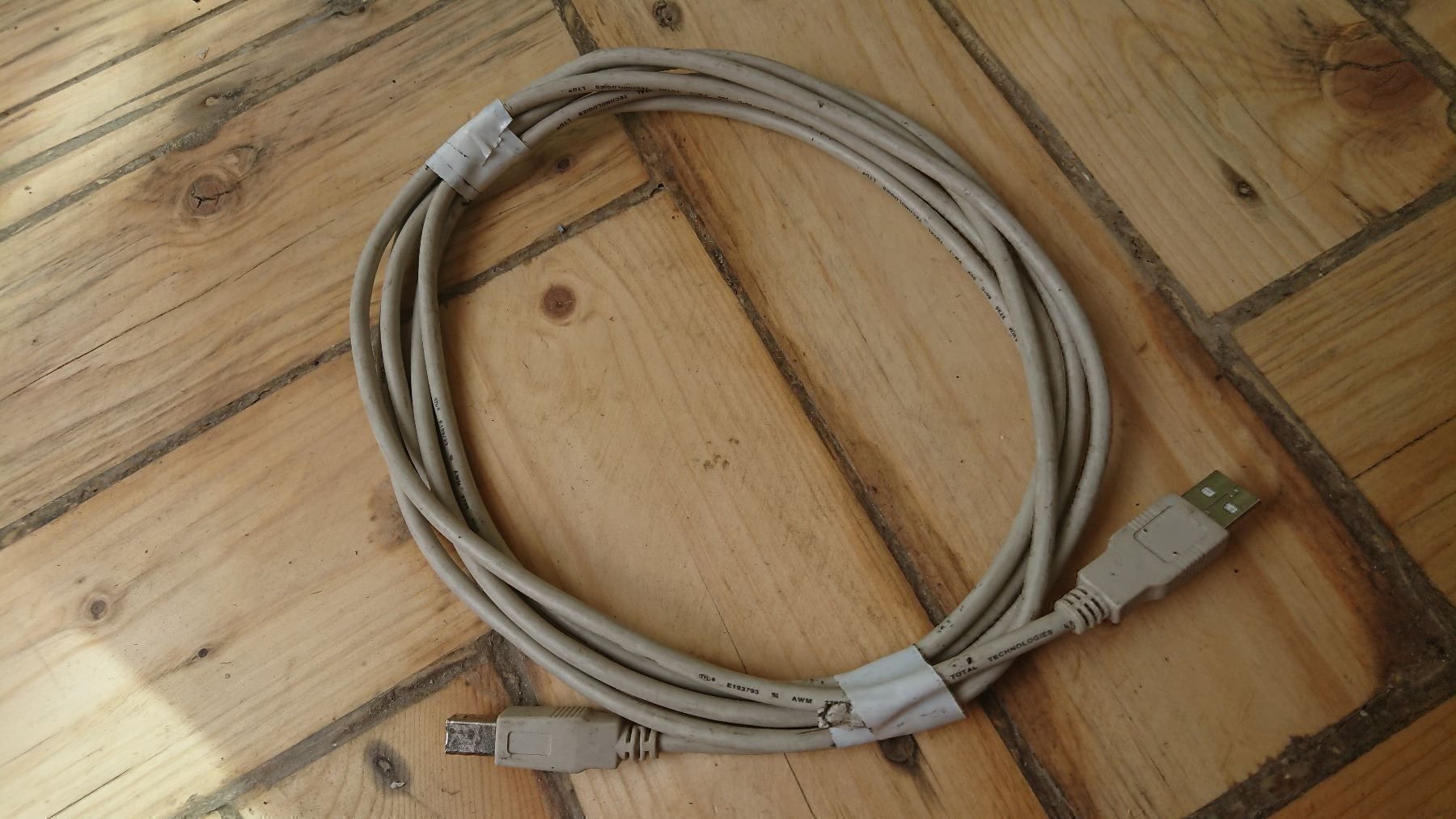 Kabel: USB A auf USB B Kabel 1.8 m – Gebraucht aus Wittenbach von Aberanders 1