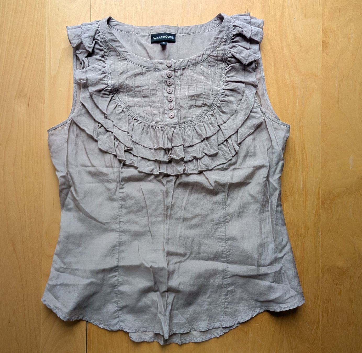 Camicette: Warehouse Bluse Baumwolle/Seide Gr. L – Nuovo (secondo la descrizione) da Thalwil venduto da kat_d85f