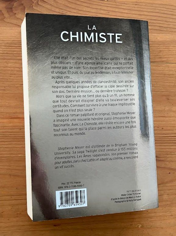Libri: La Chimiste (Stephénie Meyer) – Usato da Meyrin venduto da Julien333 2